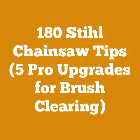 180 Stihl Chainsaw Tips (5 Pro Upgrades for Brush Clearing)