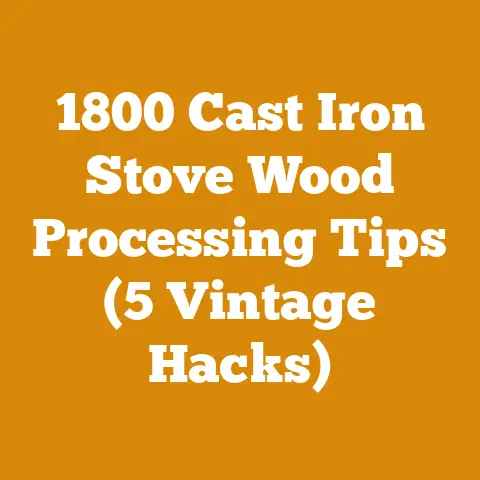 1800 Cast Iron Stove Wood Processing Tips (5 Vintage Hacks)