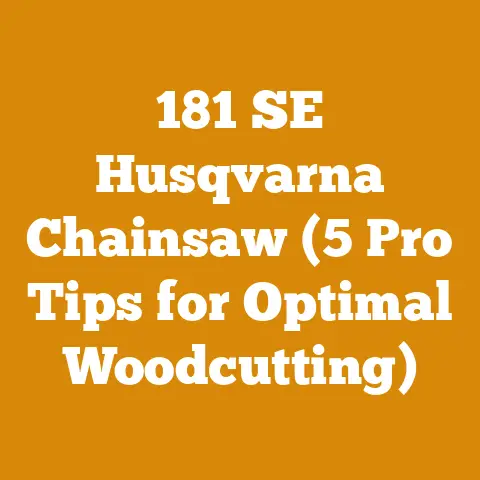 181 SE Husqvarna Chainsaw (5 Pro Tips for Optimal Woodcutting)