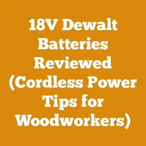 18V Dewalt Batteries Reviewed (Cordless Power Tips for Woodworkers)
