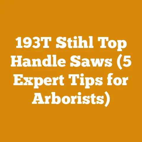 193T Stihl Top Handle Saws (5 Expert Tips for Arborists)