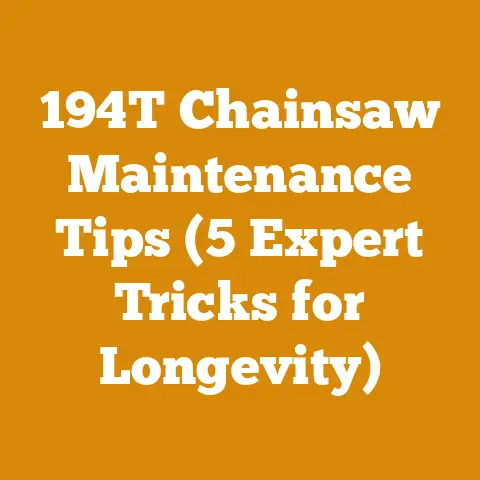 194T Chainsaw Maintenance Tips (5 Expert Tricks for Longevity)