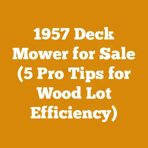 1957 Deck Mower for Sale (5 Pro Tips for Wood Lot Efficiency)