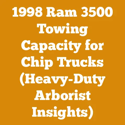 1998 Ram 3500 Towing Capacity for Chip Trucks (Heavy-Duty Arborist Insights)