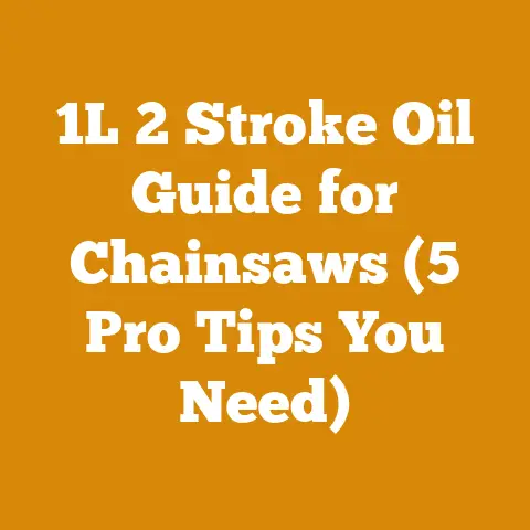 1L 2 Stroke Oil Guide for Chainsaws (5 Pro Tips You Need)
