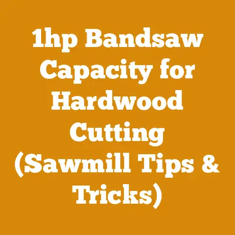 1hp Bandsaw Capacity for Hardwood Cutting (Sawmill Tips & Tricks)