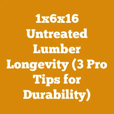 1x6x16 Untreated Lumber Longevity (3 Pro Tips for Durability)