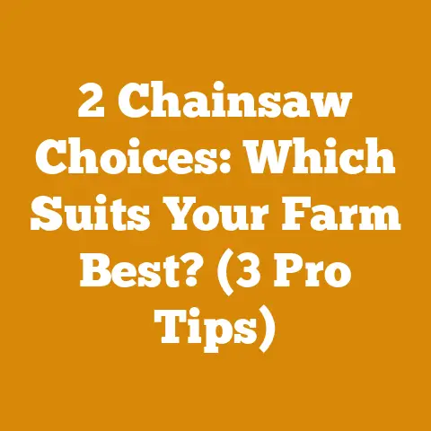 2 Chainsaw Choices: Which Suits Your Farm Best? (3 Pro Tips)