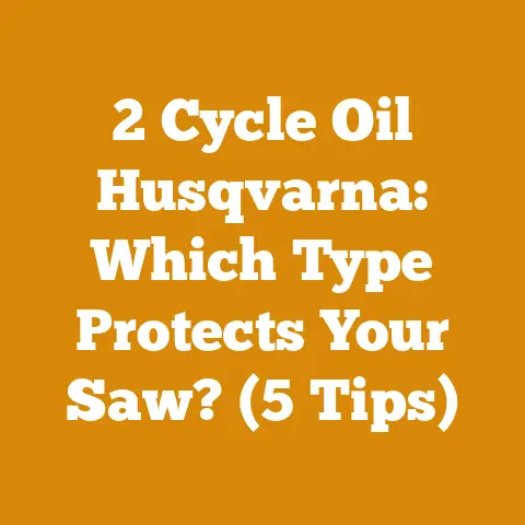 2 Cycle Oil Husqvarna: Which Type Protects Your Saw? (5 Tips)