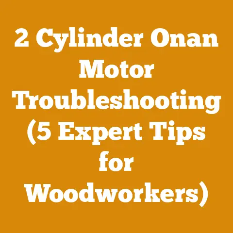 2 Cylinder Onan Motor Troubleshooting (5 Expert Tips for Woodworkers)