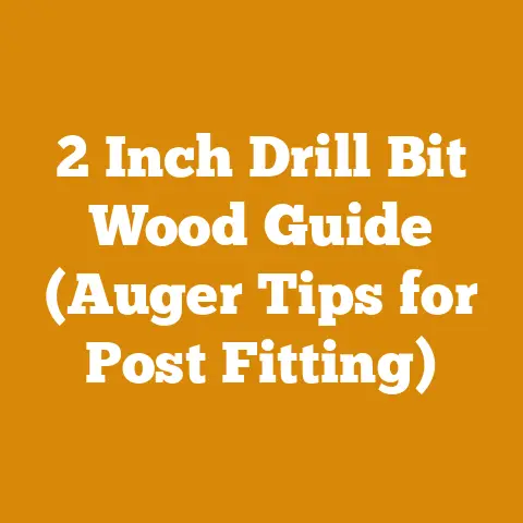 2 Inch Drill Bit Wood Guide (Auger Tips for Post Fitting)