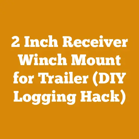 2 Inch Receiver Winch Mount for Trailer (DIY Logging Hack)