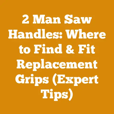 2 Man Saw Handles: Where to Find & Fit Replacement Grips (Expert Tips)