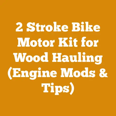 2 Stroke Bike Motor Kit for Wood Hauling (Engine Mods & Tips)