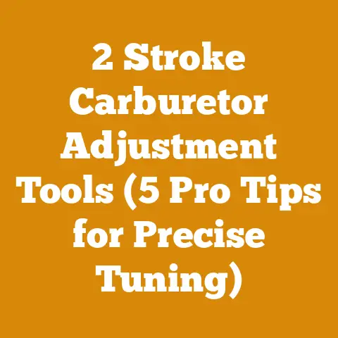 2 Stroke Carburetor Adjustment Tools (5 Pro Tips for Precise Tuning)