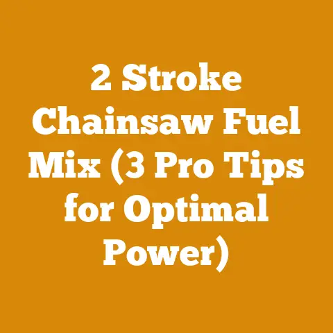 2 Stroke Chainsaw Fuel Mix (3 Pro Tips for Optimal Power)