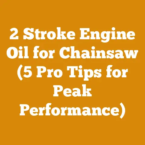 2 Stroke Engine Oil for Chainsaw (5 Pro Tips for Peak Performance)