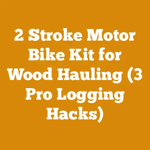 2 Stroke Motor Bike Kit for Wood Hauling (3 Pro Logging Hacks)