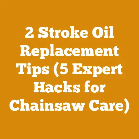 2 Stroke Oil Replacement Tips (5 Expert Hacks for Chainsaw Care)