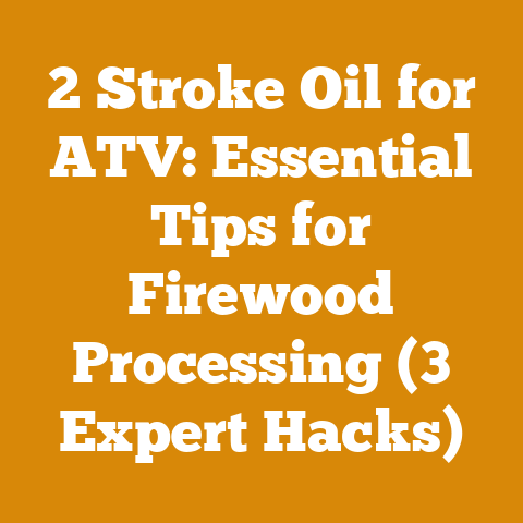 2 Stroke Oil for ATV: Essential Tips for Firewood Processing (3 Expert Hacks)