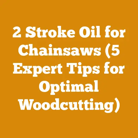 2 Stroke Oil for Chainsaws (5 Expert Tips for Optimal Woodcutting)