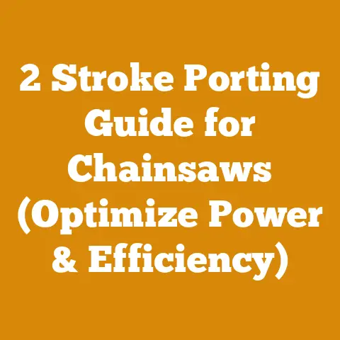 2 Stroke Porting Guide for Chainsaws (Optimize Power & Efficiency)