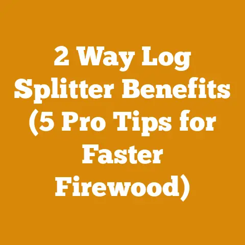 2 Way Log Splitter Benefits (5 Pro Tips for Faster Firewood)