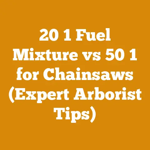 20 1 Fuel Mixture vs 50 1 for Chainsaws (Expert Arborist Tips)