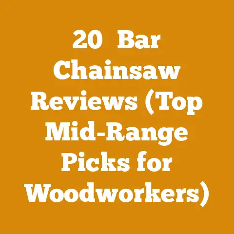 20″ Bar Chainsaw Reviews (Top Mid-Range Picks for Woodworkers)