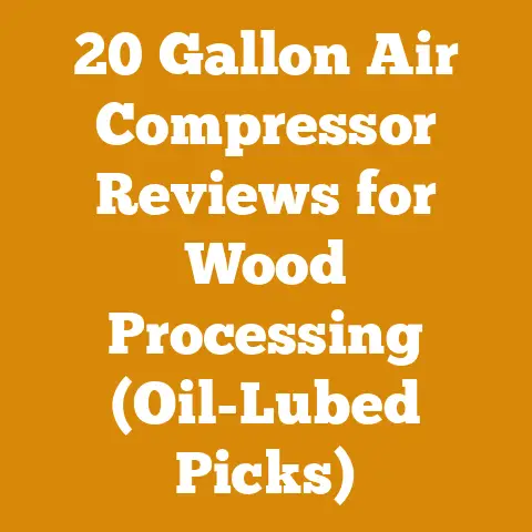 20 Gallon Air Compressor Reviews for Wood Processing (Oil-Lubed Picks)