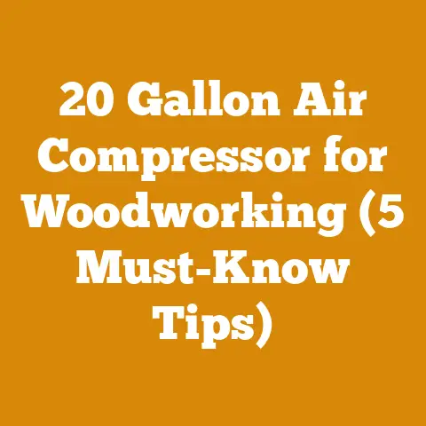 20 Gallon Air Compressor for Woodworking (5 Must-Know Tips)