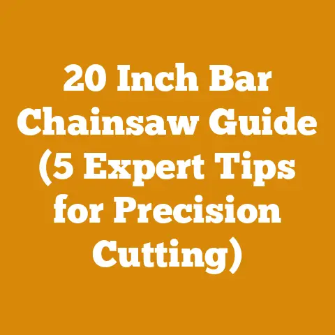 20 Inch Bar Chainsaw Guide (5 Expert Tips for Precision Cutting)
