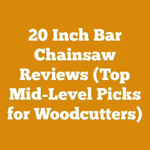 20 Inch Bar Chainsaw Reviews (Top Mid-Level Picks for Woodcutters)