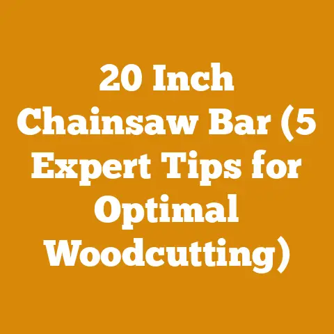 20 Inch Chainsaw Bar (5 Expert Tips for Optimal Woodcutting)