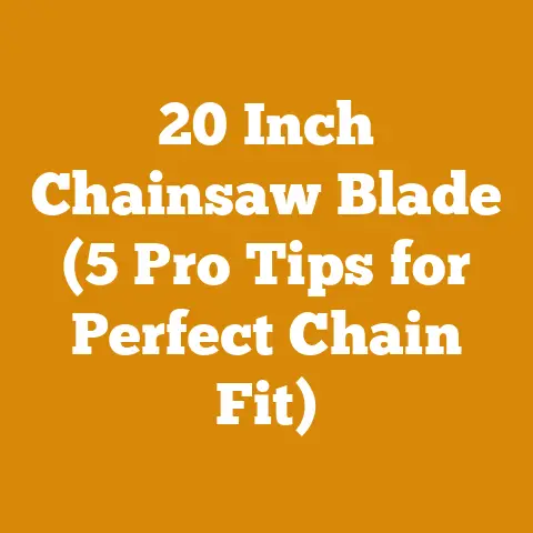20 Inch Chainsaw Blade (5 Pro Tips for Perfect Chain Fit)