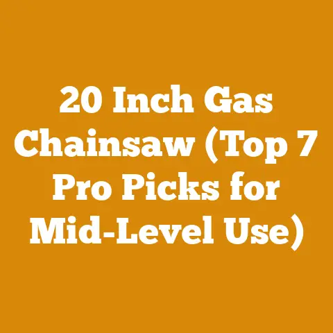 20 Inch Gas Chainsaw (Top 7 Pro Picks for Mid-Level Use)