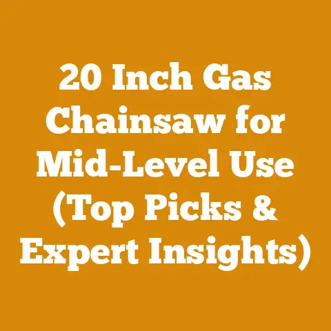 20 Inch Gas Chainsaw for Mid-Level Use (Top Picks & Expert Insights)