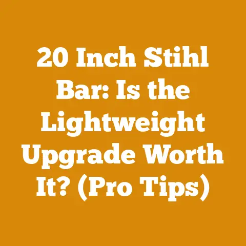 20 Inch Stihl Bar: Is the Lightweight Upgrade Worth It? (Pro Tips)