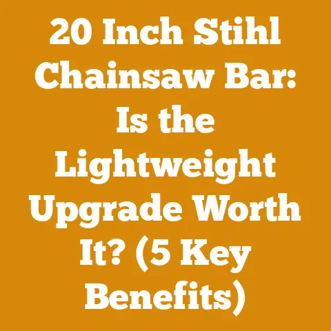 20 Inch Stihl Chainsaw Bar: Is the Lightweight Upgrade Worth It? (5 Key Benefits)