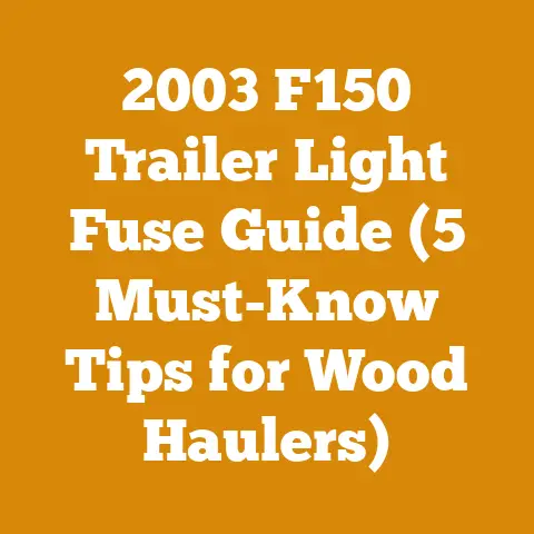 2003 F150 Trailer Light Fuse Guide (5 Must-Know Tips for Wood Haulers)