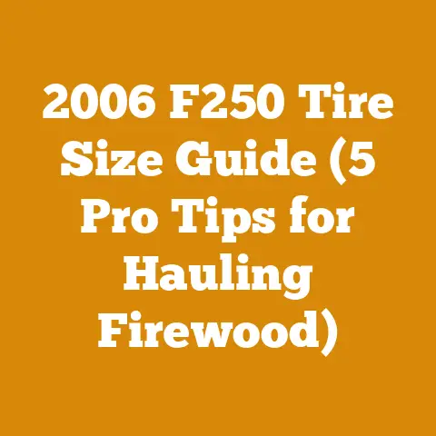 2006 F250 Tire Size Guide (5 Pro Tips for Hauling Firewood)