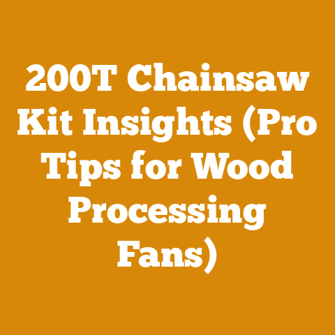 200T Chainsaw Kit Insights (Pro Tips for Wood Processing Fans)