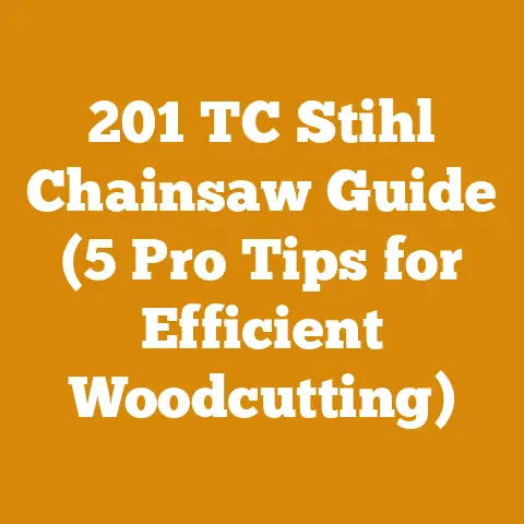 201 TC Stihl Chainsaw Guide (5 Pro Tips for Efficient Woodcutting)