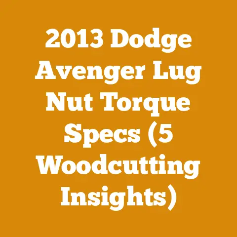 2013 Dodge Avenger Lug Nut Torque Specs (5 Woodcutting Insights)