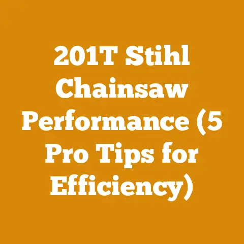 201T Stihl Chainsaw Performance (5 Pro Tips for Efficiency)