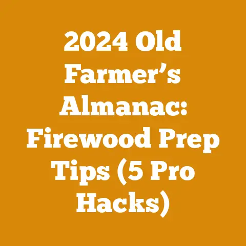 2024 Old Farmer’s Almanac: Firewood Prep Tips (5 Pro Hacks)