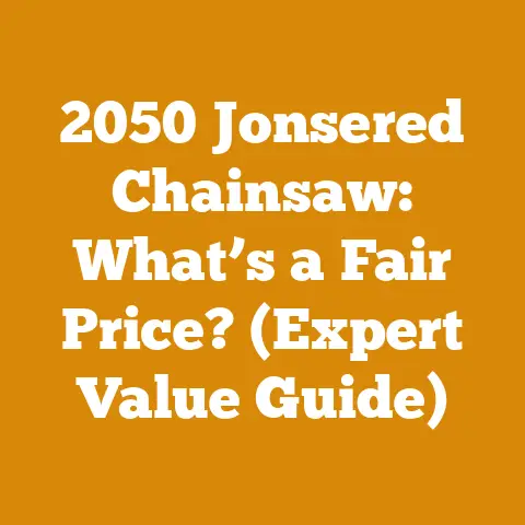 2050 Jonsered Chainsaw: What’s a Fair Price? (Expert Value Guide)