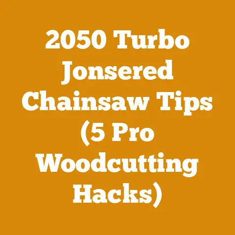 2050 Turbo Jonsered Chainsaw Tips (5 Pro Woodcutting Hacks)