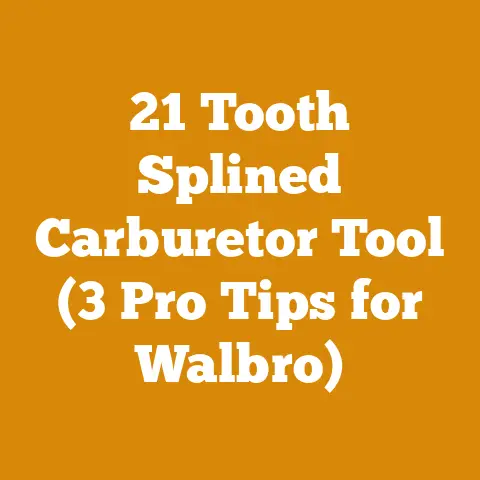 21 Tooth Splined Carburetor Tool (3 Pro Tips for Walbro)