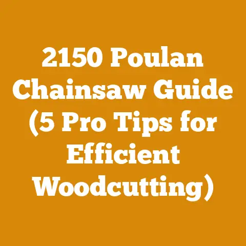 2150 Poulan Chainsaw Guide (5 Pro Tips for Efficient Woodcutting)